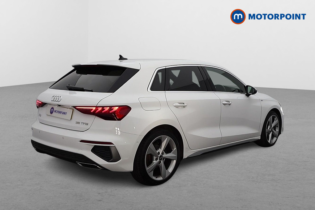 Audi A3 S Line Manual Petrol Hatchback - Stock Number (1603267) - Drivers side rear corner