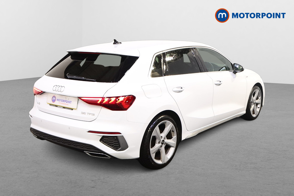 Audi A3 S Line Manual Petrol Hatchback - Stock Number (1602958) - Drivers side rear corner