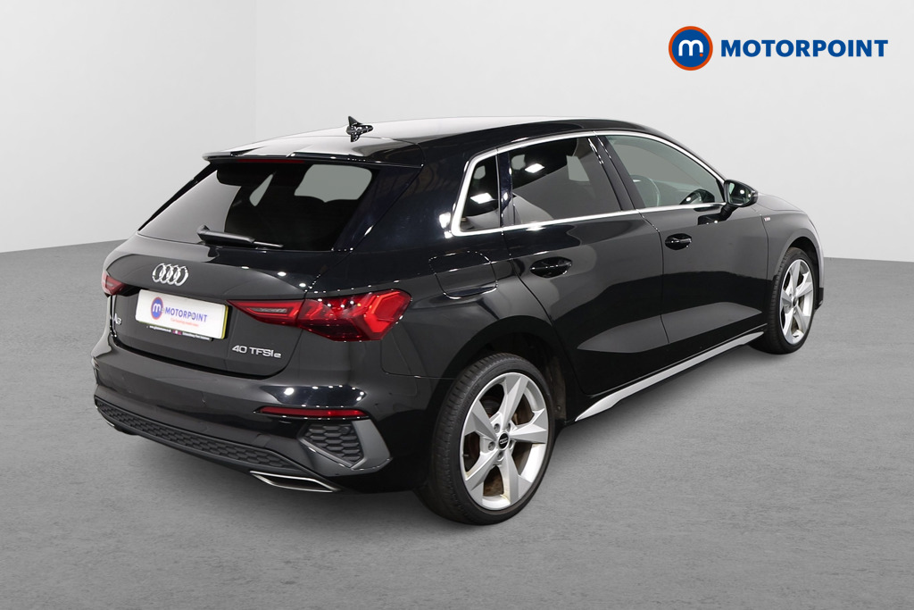 Audi A3 S Line Automatic Petrol Plug-In Hybrid Hatchback - Stock Number (1602476) - Drivers side rear corner