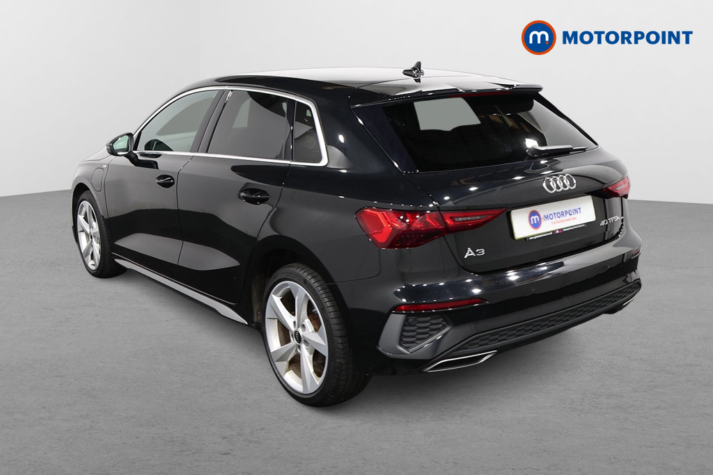 Audi A3 S Line Automatic Petrol Plug-In Hybrid Hatchback - Stock Number (1602476) - Passenger side rear corner