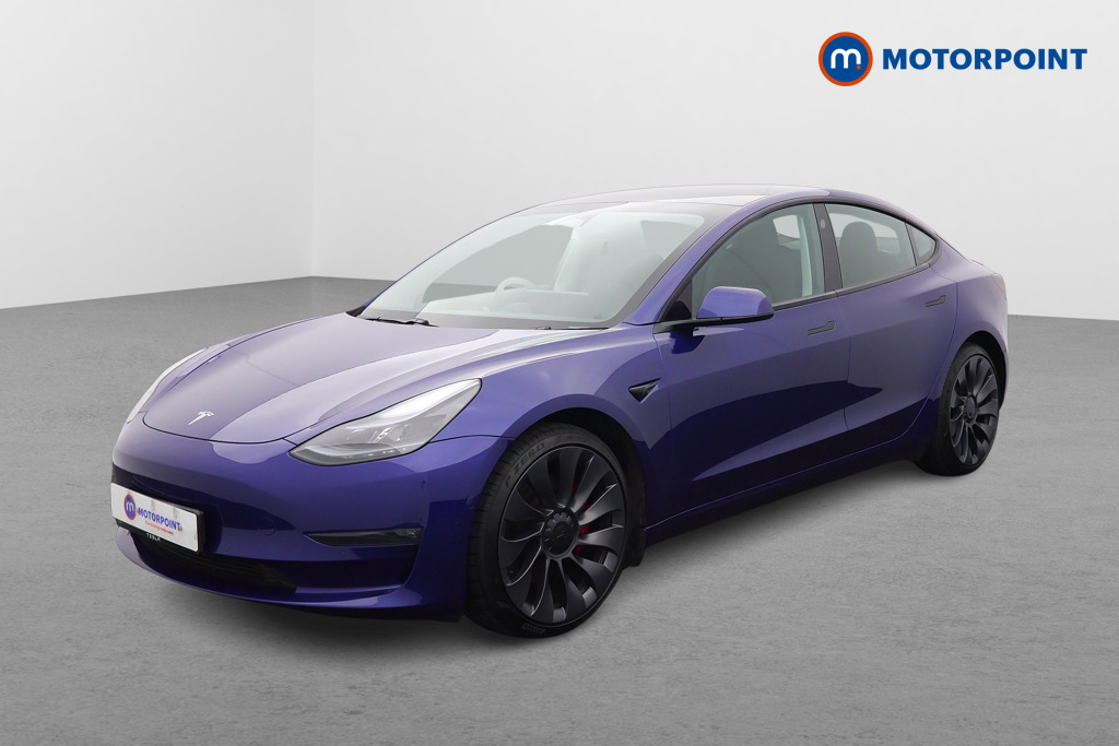 Tesla Model 3 Performance Automatic Electric Saloon - Stock Number (1602550) - Passenger side front corner