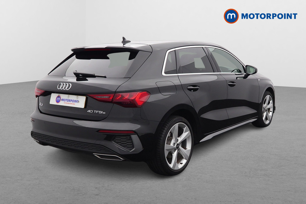 Audi A3 S Line Automatic Petrol Plug-In Hybrid Hatchback - Stock Number (1602820) - Drivers side rear corner