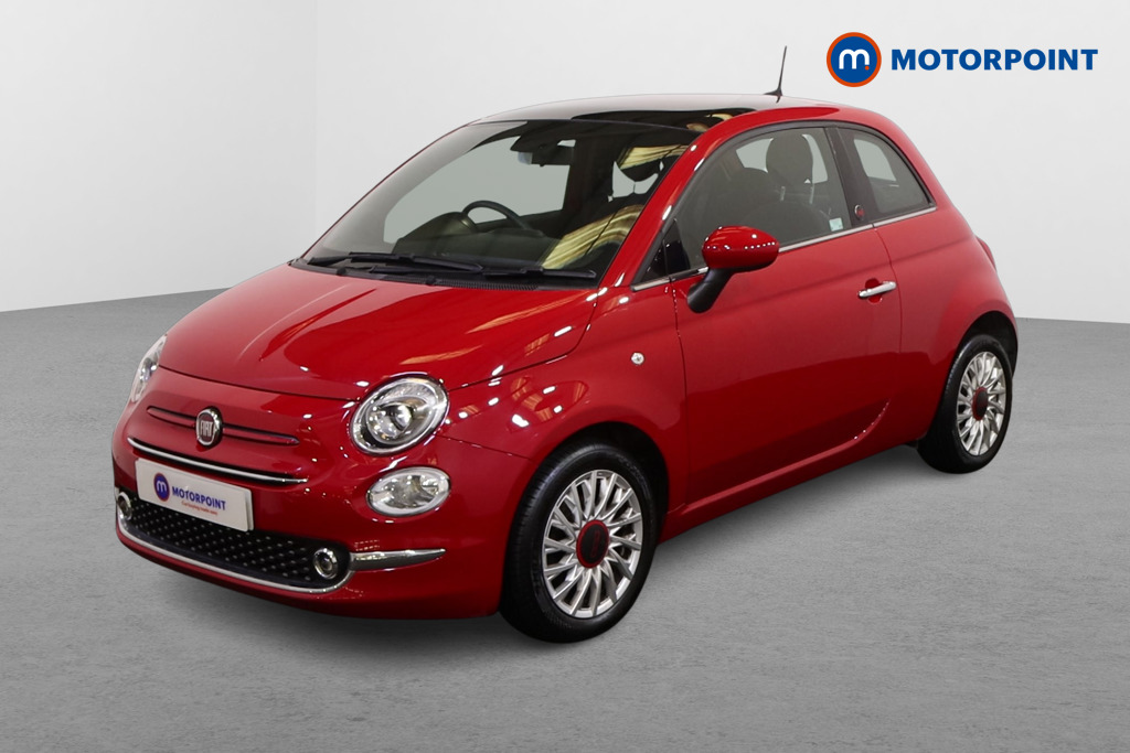 Fiat 500 RED Manual Petrol Hatchback - Stock Number (1603737) - Passenger side front corner