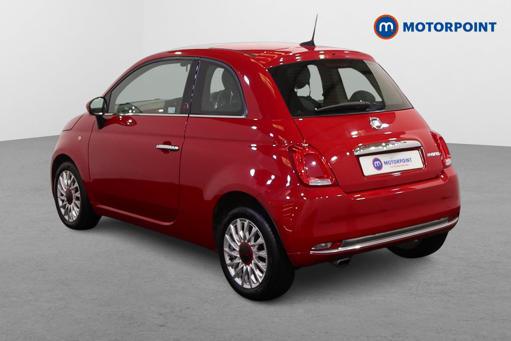 Fiat 500 RED Manual Petrol Hatchback - Stock Number (1603737) - Passenger side rear corner
