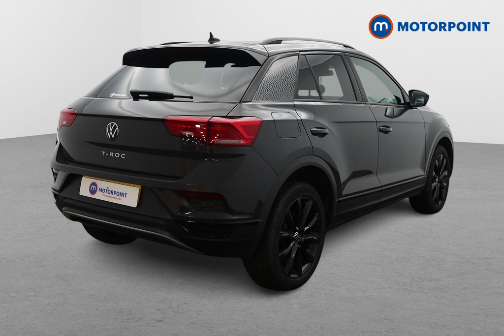 Volkswagen T-Roc Black Edition Automatic Petrol SUV - Stock Number (1602610) - Drivers side rear corner