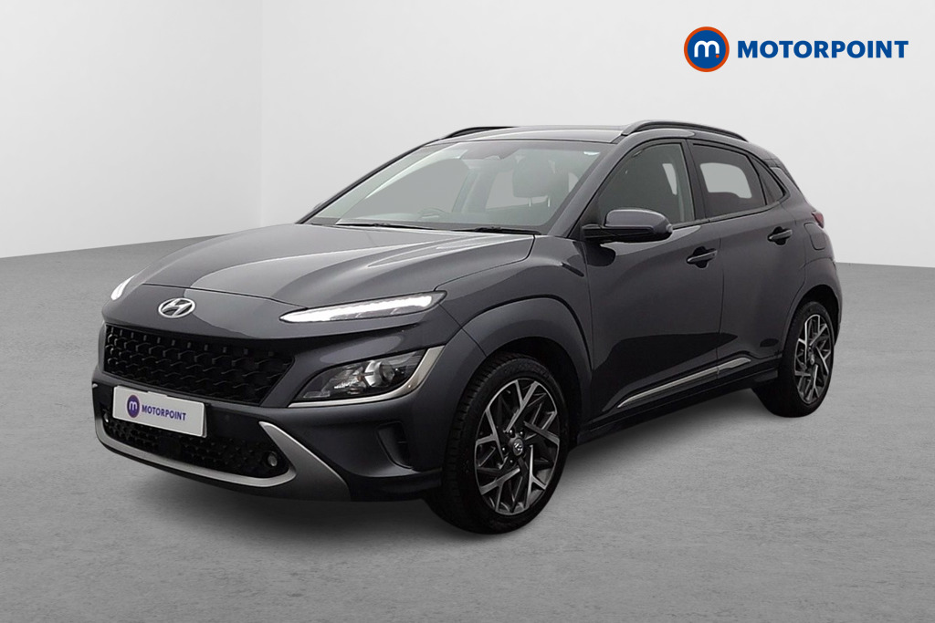 Hyundai Kona Premium Automatic Petrol-Electric Hybrid SUV - Stock Number (1598455) - Passenger side front corner