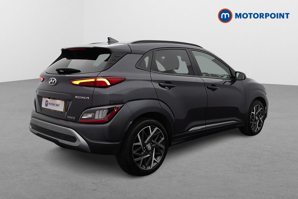 Hyundai Kona Premium Automatic Petrol-Electric Hybrid SUV - Stock Number (1598455) - Drivers side rear corner