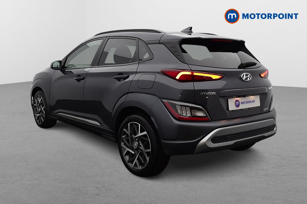 Hyundai Kona Premium Automatic Petrol-Electric Hybrid SUV - Stock Number (1598455) - Passenger side rear corner
