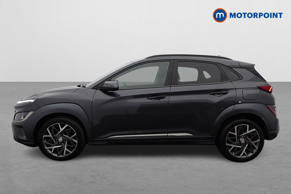 Hyundai Kona Premium Automatic Petrol-Electric Hybrid SUV - Stock Number (1598455) - Passenger side