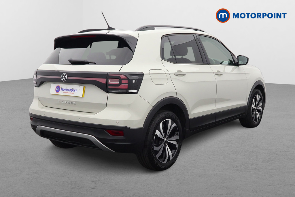 Volkswagen T-Cross Black Edition Manual Petrol SUV - Stock Number (1600491) - Drivers side rear corner