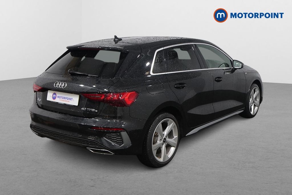 Audi A3 S Line Automatic Petrol Plug-In Hybrid Hatchback - Stock Number (1601530) - Drivers side rear corner
