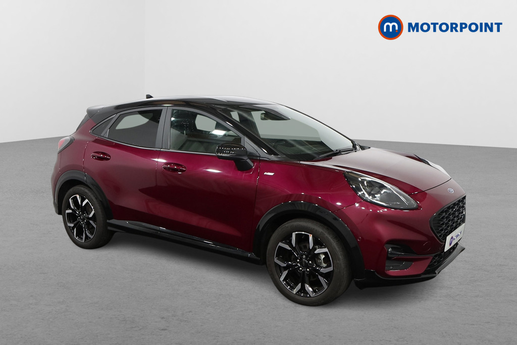 Ford Puma Vivid Ruby Edition Manual Petrol SUV - Stock Number (1602763) - Drivers side front corner