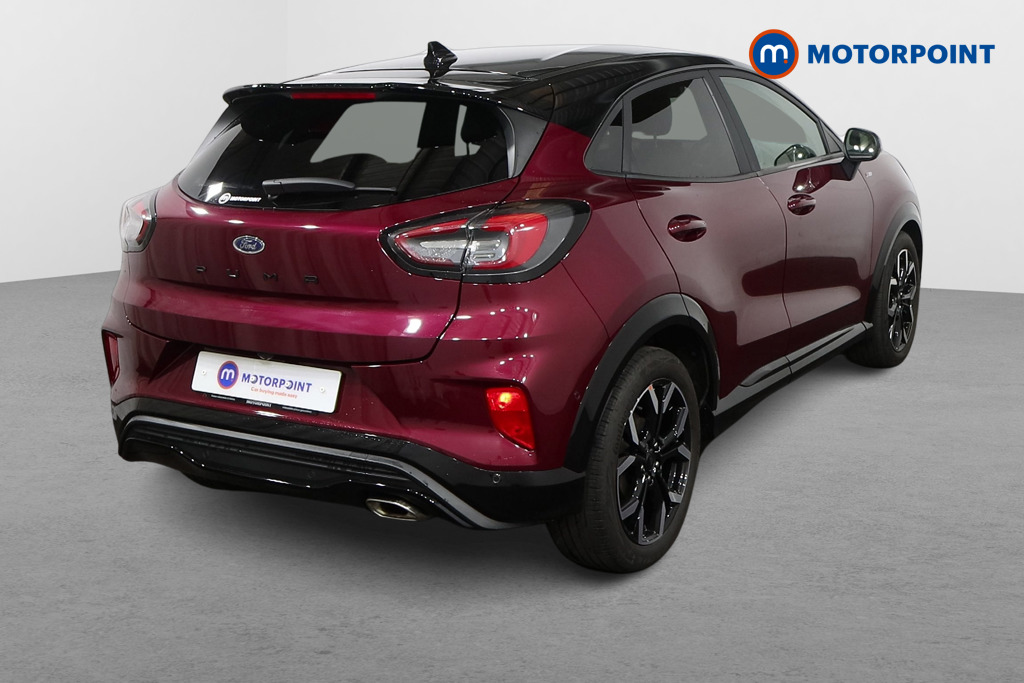 Ford Puma Vivid Ruby Edition Manual Petrol SUV - Stock Number (1602763) - Drivers side rear corner