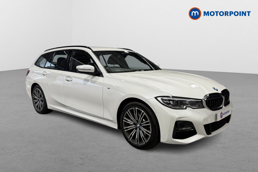 BMW 3 Series M Sport Automatic Petrol Plug-In Hybrid Estate - Stock Number (1602316) - Drivers side front corner