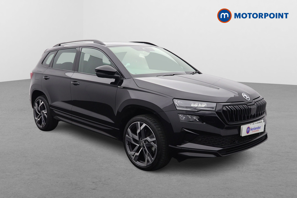 Skoda Karoq Sportline Edition Manual Petrol SUV - Stock Number (1595681) - Drivers side front corner