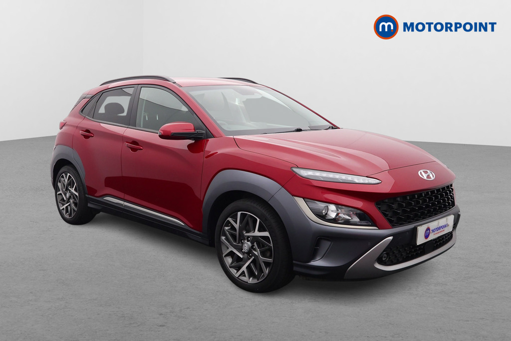 Hyundai Kona Premium Automatic Petrol-Electric Hybrid SUV - Stock Number (1599580) - Drivers side front corner