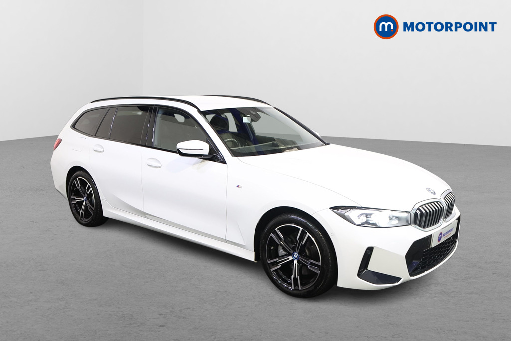 BMW 3 Series M Sport Automatic Petrol Plug-In Hybrid Estate - Stock Number (1600126) - Drivers side front corner
