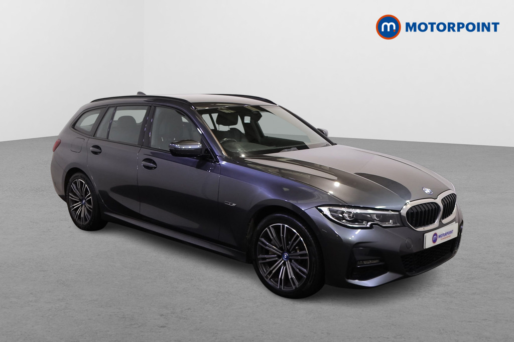 BMW 3 Series M Sport Automatic Petrol Plug-In Hybrid Estate - Stock Number (1602326) - Drivers side front corner