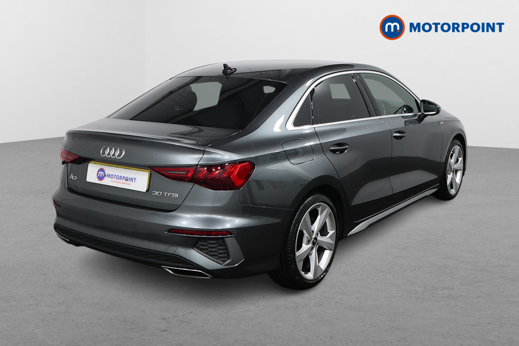 Audi A3 S Line Manual Petrol Saloon - Stock Number (1604943) - Drivers side rear corner