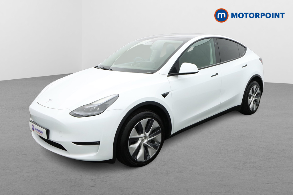 Tesla Model Y Long Range Automatic Electric SUV - Stock Number (1598809) - Passenger side front corner