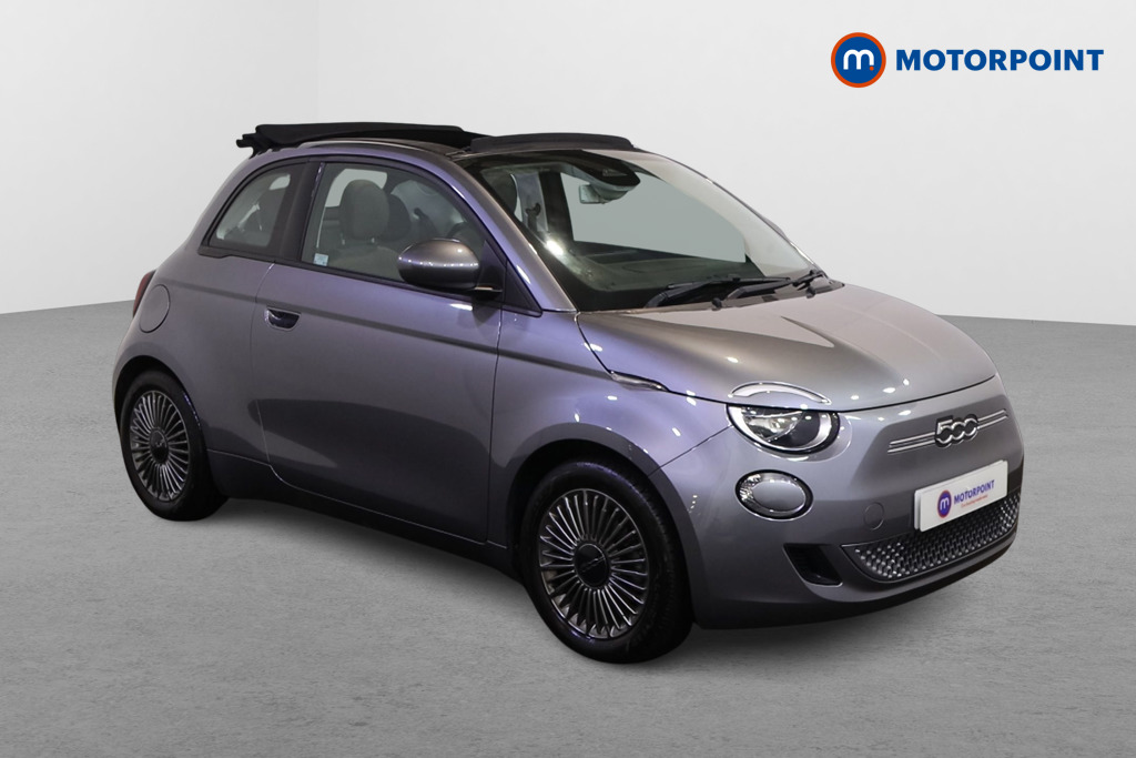 Fiat 500 Icon Automatic Electric Convertible - Stock Number (1605346) - Drivers side front corner