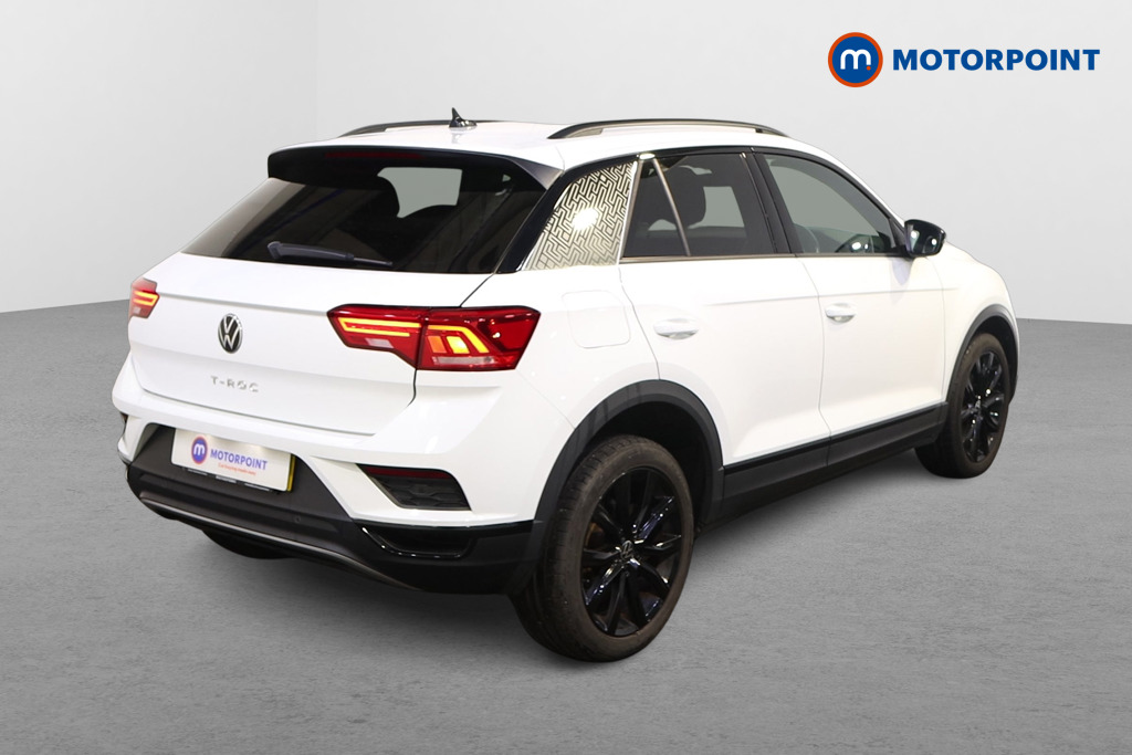 Volkswagen T-Roc Black Edition Manual Petrol SUV - Stock Number (1600498) - Drivers side rear corner