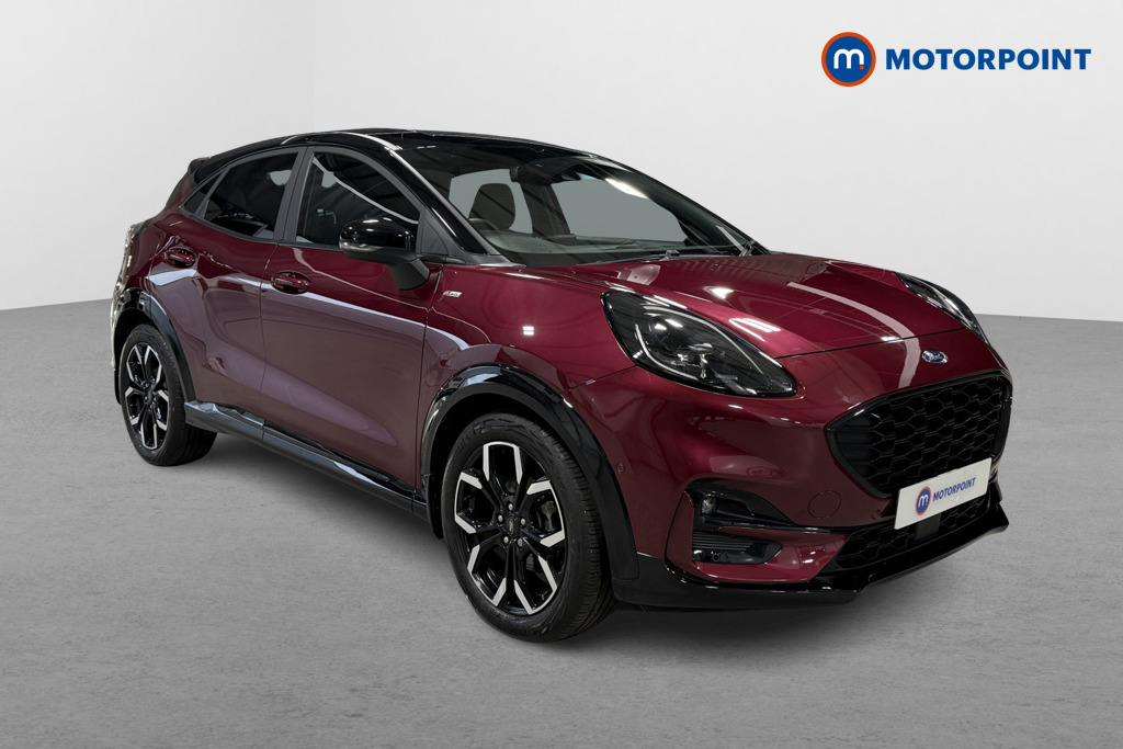 Ford Puma Vivid Ruby Edition Automatic Petrol SUV - Stock Number (1603377) - Drivers side front corner