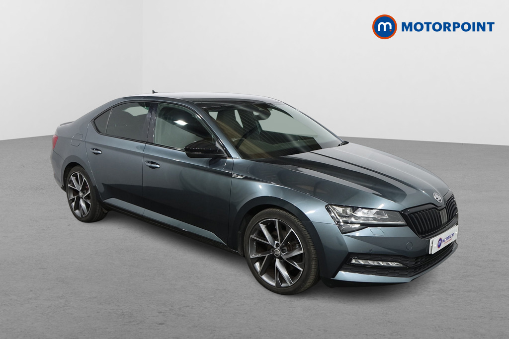 Skoda Superb Sport Line Plus Automatic Diesel Hatchback - Stock Number (1593073) - Drivers side front corner