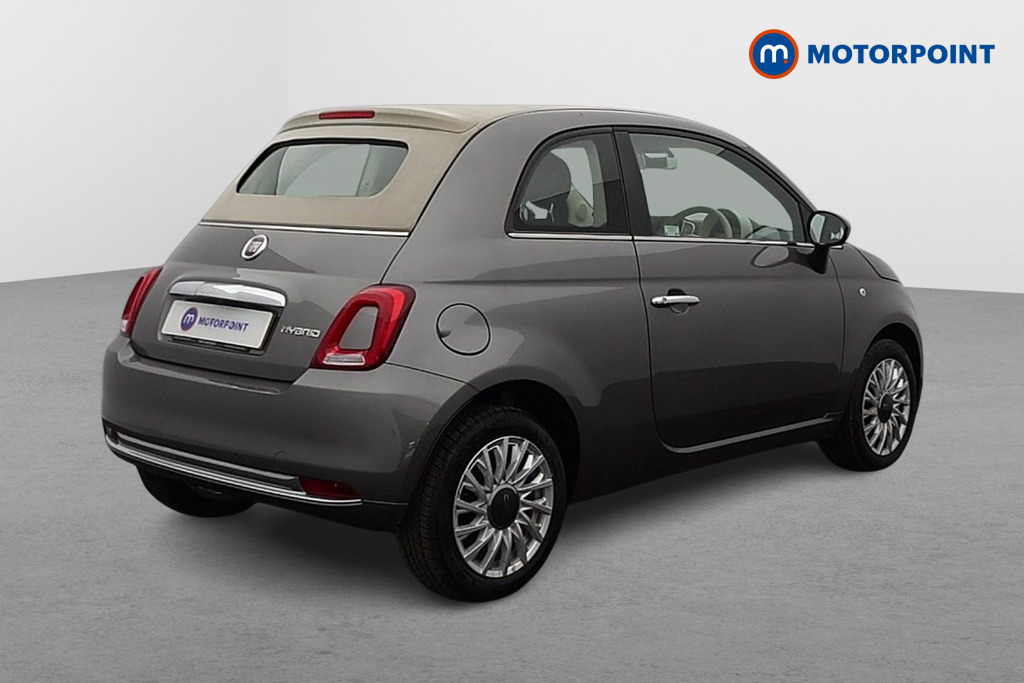 Fiat 500 1.0 Mild Hybrid 2Dr Manual Petrol Convertible - Stock Number (1602844) - Drivers side rear corner
