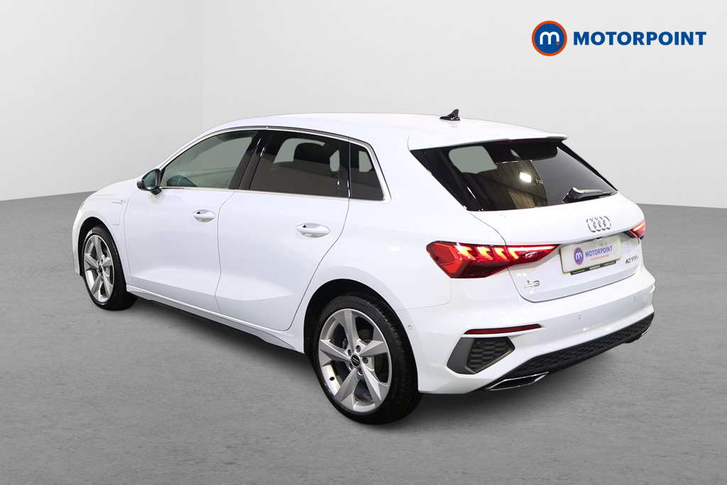 Audi A3 S Line Automatic Petrol Plug-In Hybrid Hatchback - Stock Number (1603920) - Passenger side rear corner