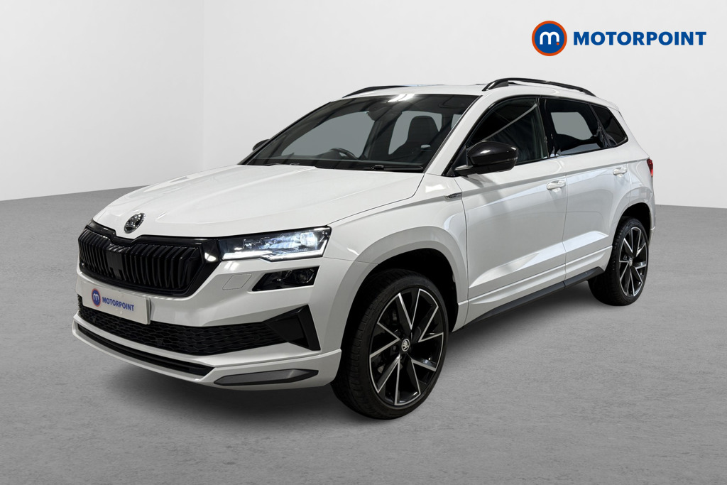 Skoda Karoq Sportline Automatic Petrol SUV - Stock Number (1602948) - Passenger side front corner