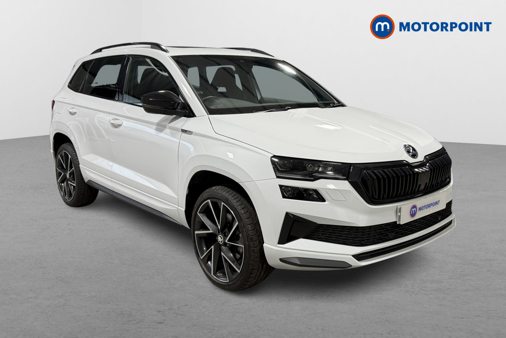 Skoda Karoq Sportline Automatic Petrol SUV - Stock Number (1602948) - Drivers side front corner
