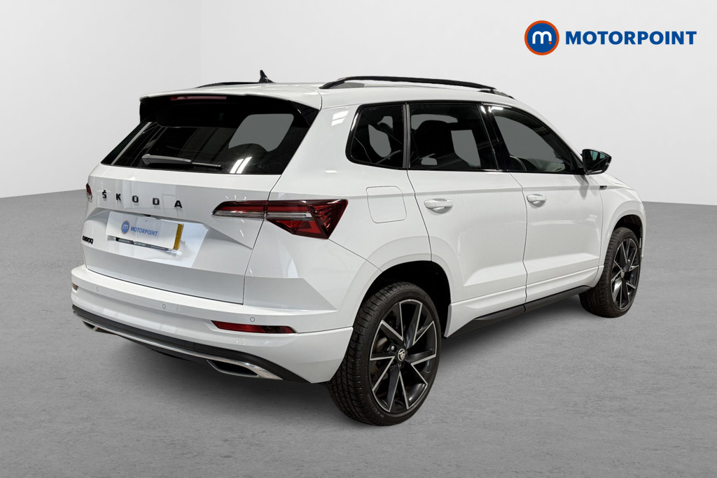 Skoda Karoq Sportline Automatic Petrol SUV - Stock Number (1602948) - Drivers side rear corner