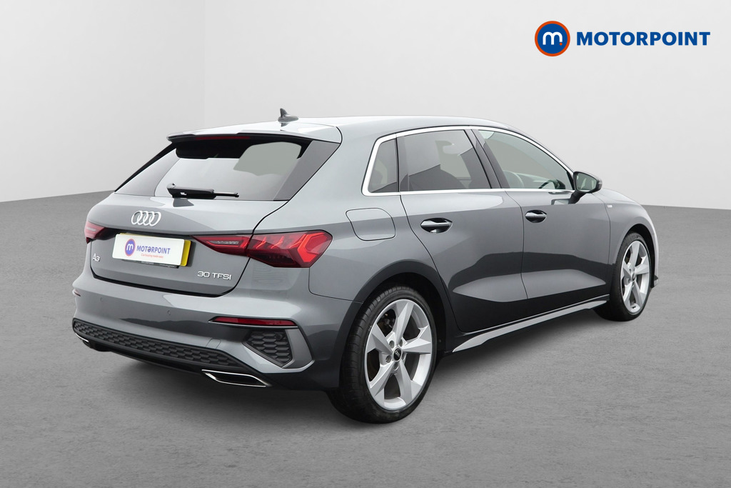 Audi A3 S Line Manual Petrol Hatchback - Stock Number (1603918) - Drivers side rear corner