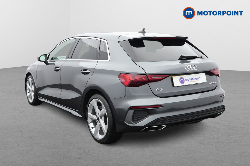 Audi A3 S Line Manual Petrol Hatchback - Stock Number (1603918) - Passenger side rear corner