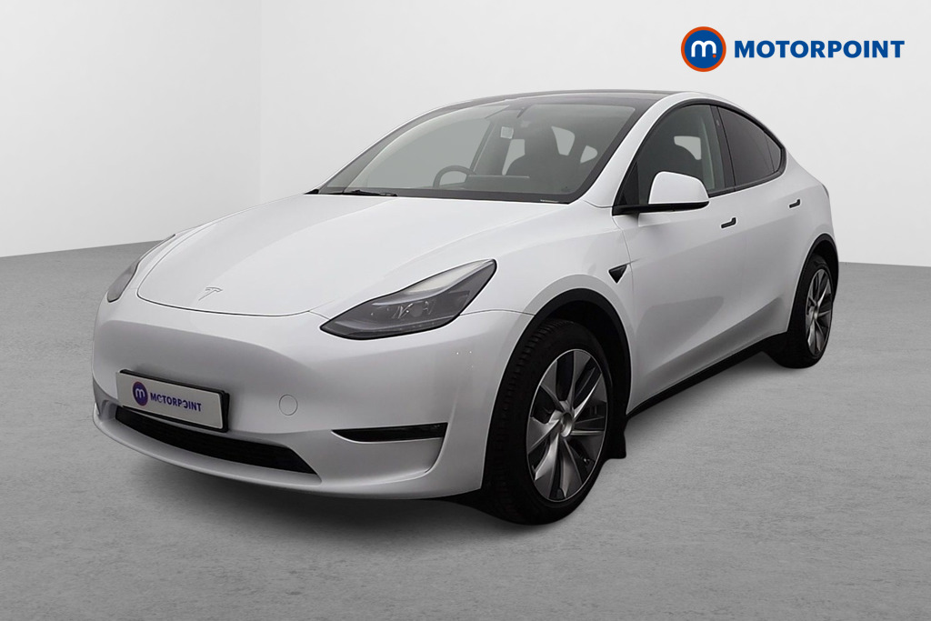 Tesla Model Y Long Range Automatic Electric SUV - Stock Number (1604870) - Passenger side front corner