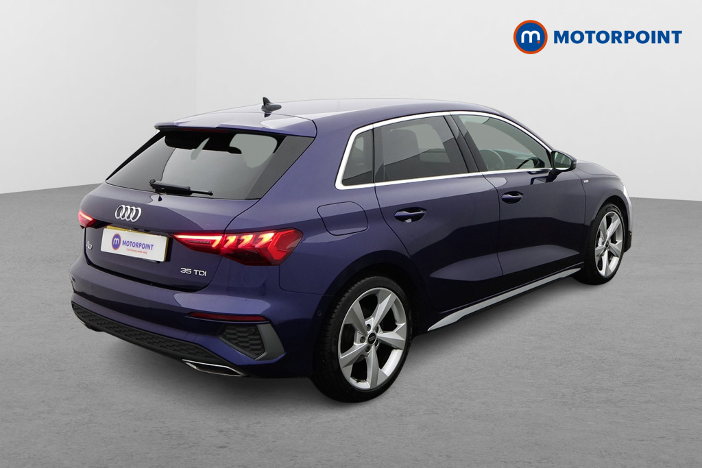 Audi A3 S Line Automatic Diesel Hatchback - Stock Number (1606045) - Drivers side rear corner
