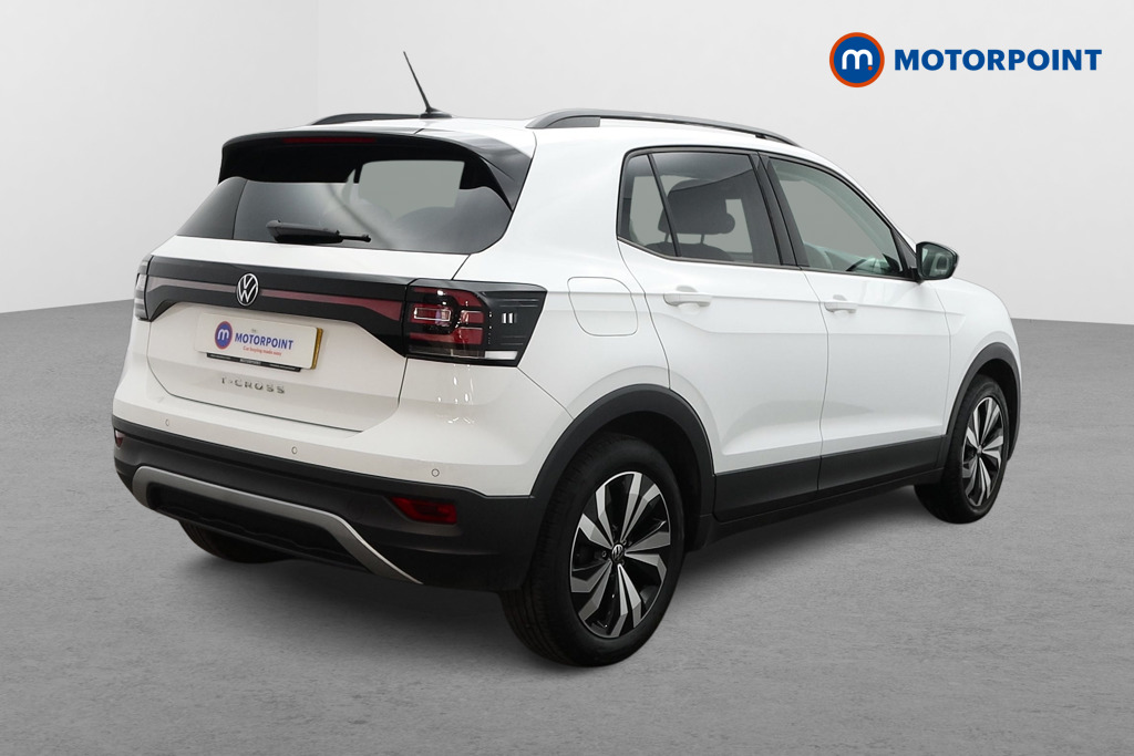 Volkswagen T-Cross Black Edition Manual Petrol SUV - Stock Number (1605339) - Drivers side rear corner