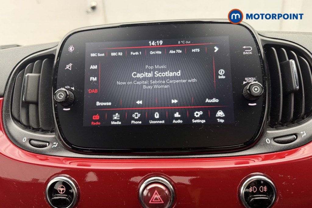 Fiat 500 RED Manual Petrol Convertible - Stock Number (1605554) - 2nd supplementary image