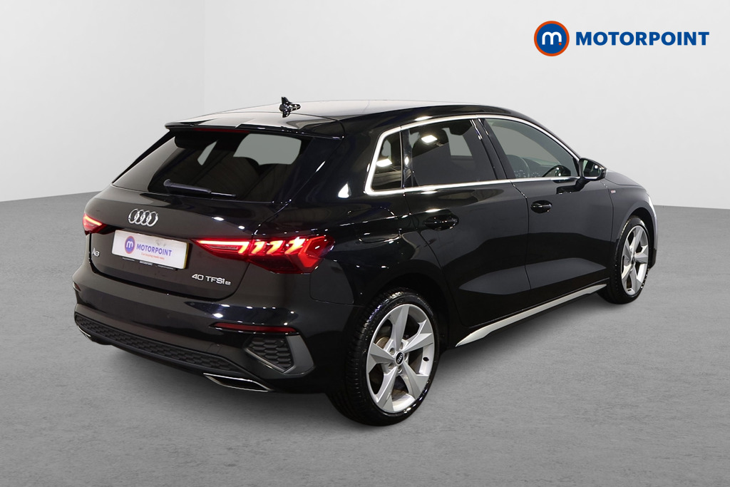 Audi A3 S Line Automatic Petrol Plug-In Hybrid Hatchback - Stock Number (1603922) - Drivers side rear corner