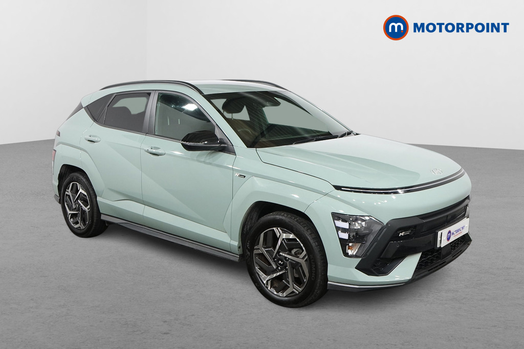 Hyundai Kona N Line Automatic Petrol-Electric Hybrid SUV - Stock Number (1605078) - Drivers side front corner