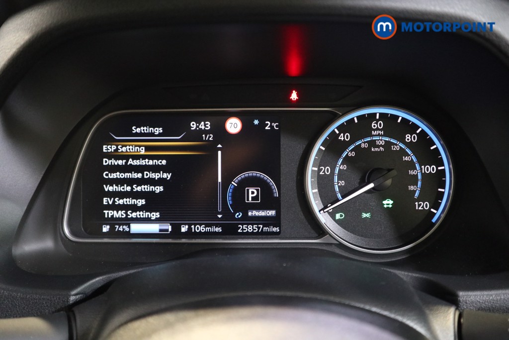 Nissan Leaf N-Connecta Automatic Electric Hatchback - Stock Number (1598527) - 5th supplementary image