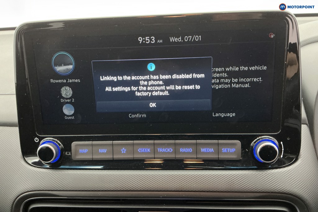 Hyundai Kona Premium Automatic Petrol-Electric Hybrid SUV - Stock Number (1604727) - 2nd supplementary image