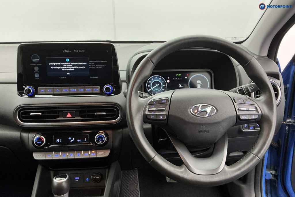 Hyundai Kona Premium Automatic Petrol-Electric Hybrid SUV - Stock Number (1604727) - 1st supplementary image