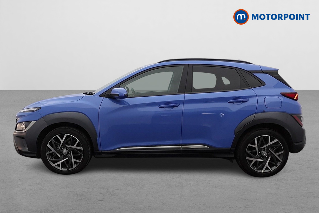 Hyundai Kona Premium Automatic Petrol-Electric Hybrid SUV - Stock Number (1604727) - Passenger side