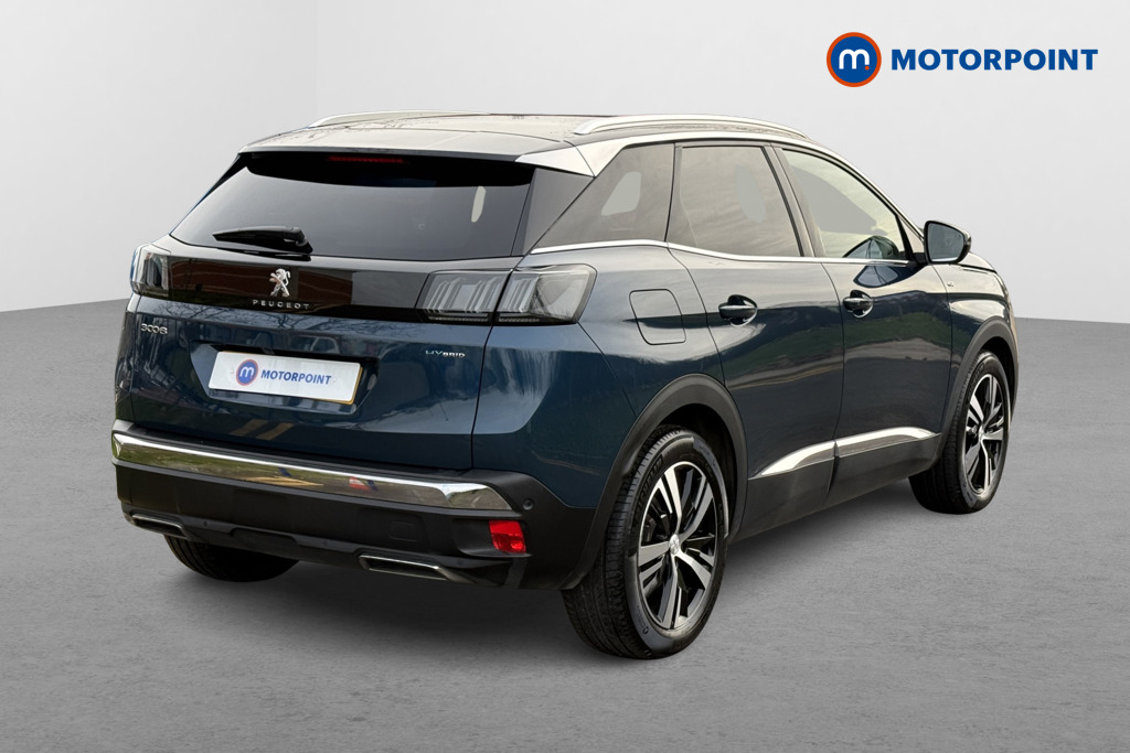 Peugeot 3008 GT Automatic Petrol Plug-In Hybrid SUV - Stock Number (1605604) - Drivers side rear corner