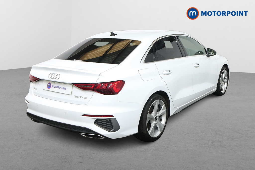 Audi A3 S Line Manual Petrol Saloon - Stock Number (1606175) - Drivers side rear corner