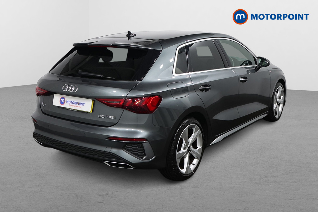Audi A3 S Line Automatic Petrol Hatchback - Stock Number (1607027) - Drivers side rear corner