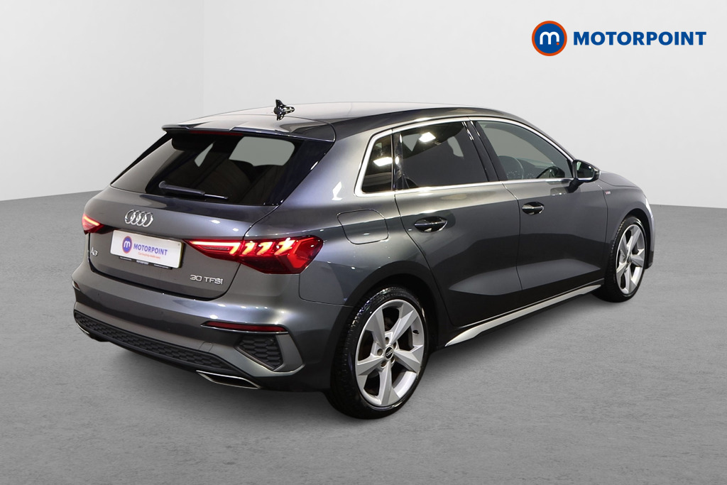 Audi A3 S Line Manual Petrol Hatchback - Stock Number (1604838) - Drivers side rear corner