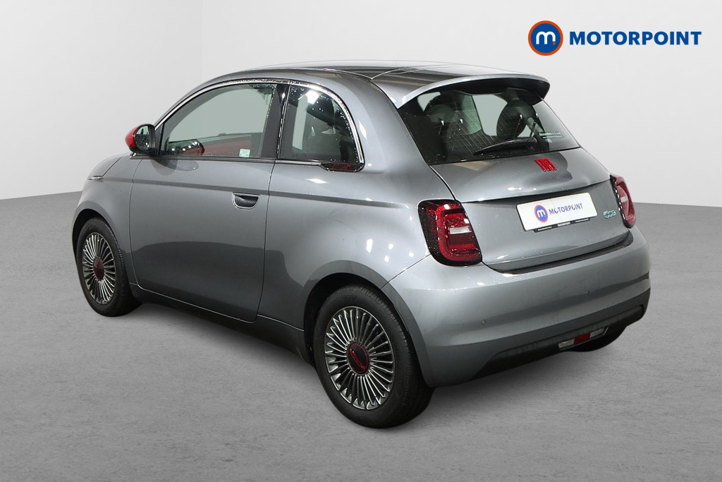 Fiat 500 RED Automatic Electric Hatchback - Stock Number (1604897) - Passenger side rear corner
